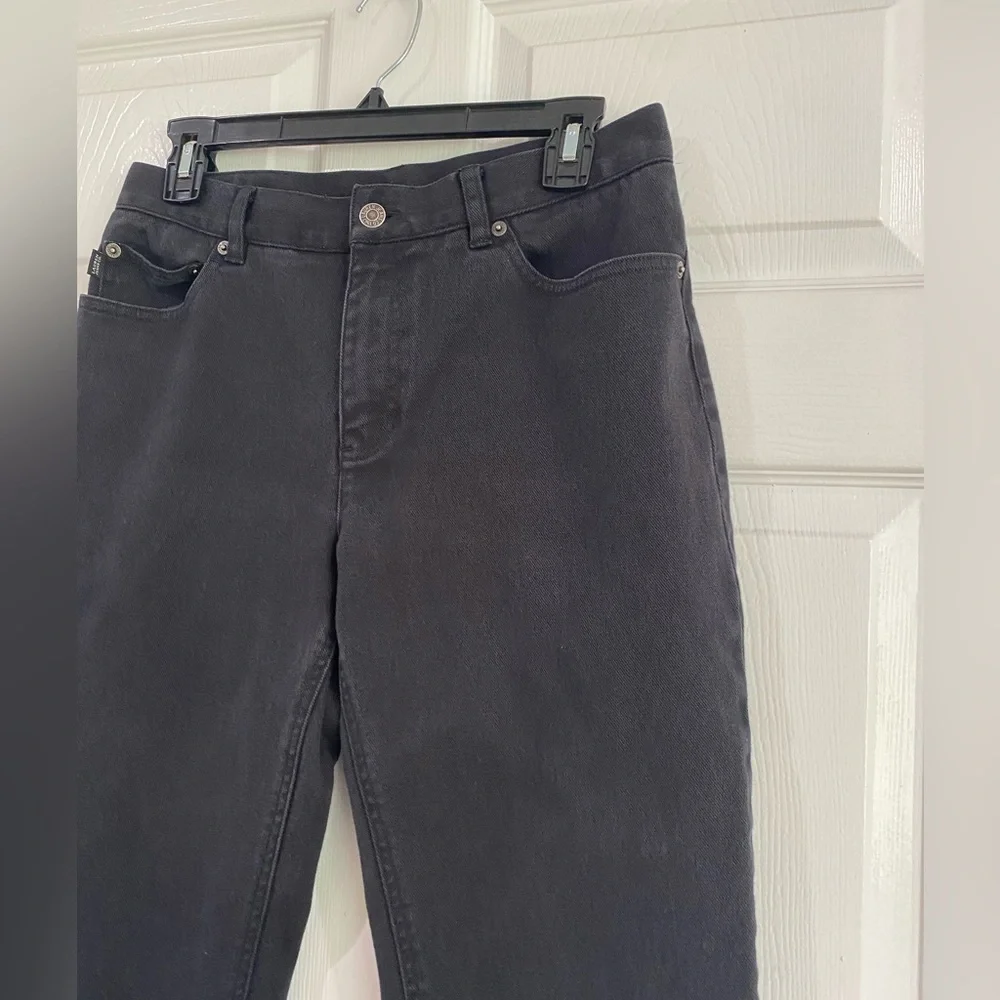 Ralph Lauren Jeans Co. Black Straight Leg Denim Women’s Size 8 Minimal